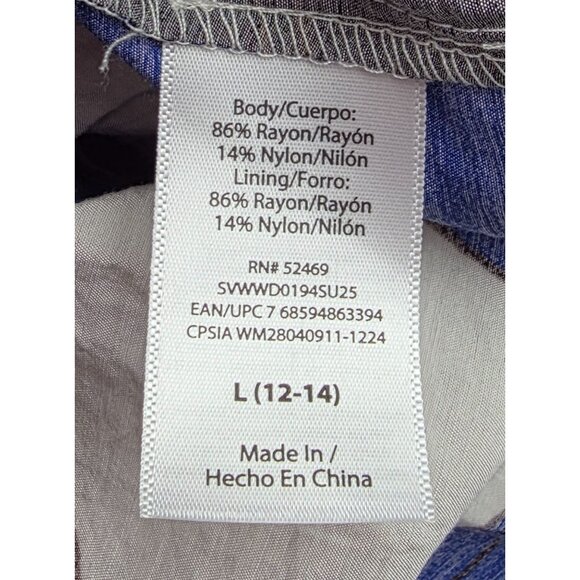 NWT Women's - Sofia by Sofia Vergara Braided Floral Maxi Dress, Size Large - Picture 7 of 11